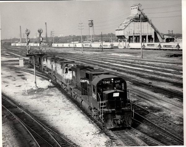 Photograph of C636 6342 at Collinwood Yard. 8/28/76