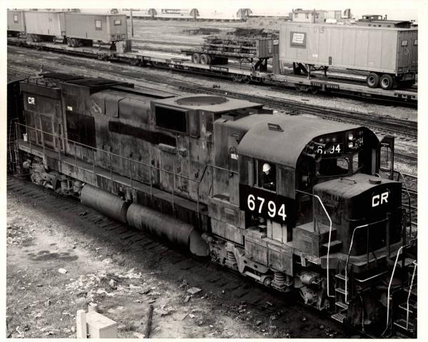 Photograph of C636 6794 at Collinwood Yard. 8/28/76
