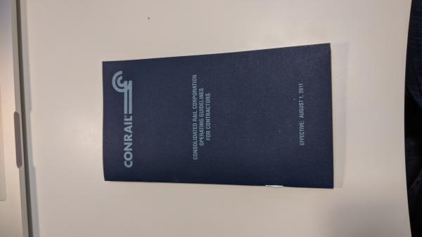 Conrail Operating Guidelines for Contracts