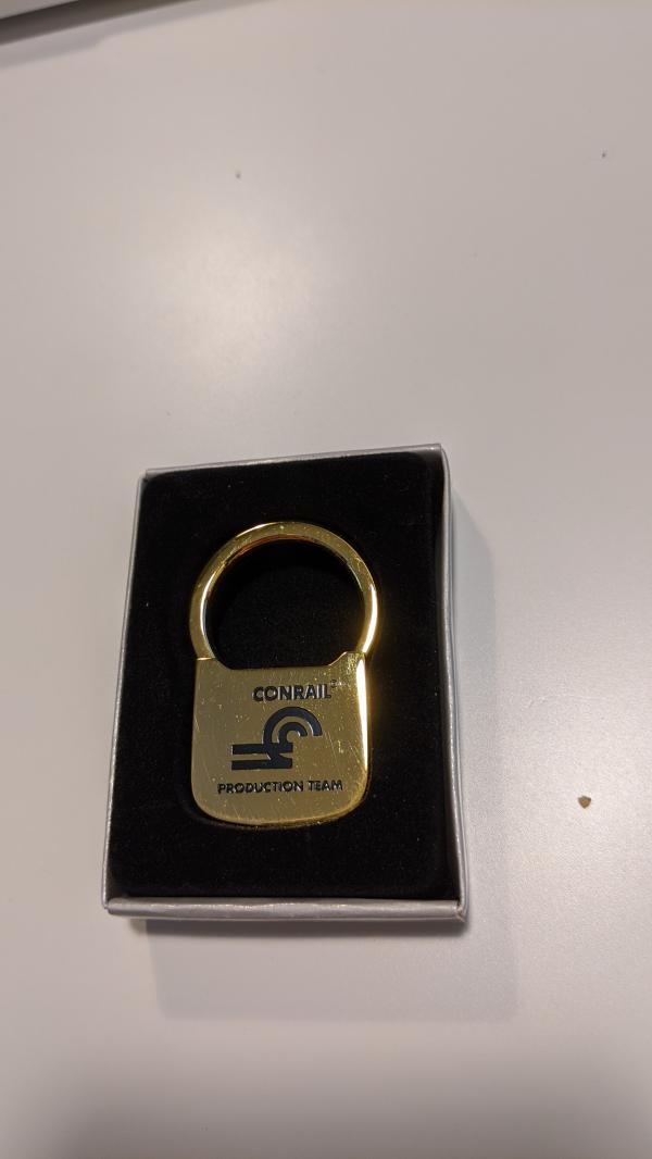 Conrail Production Team Keychain