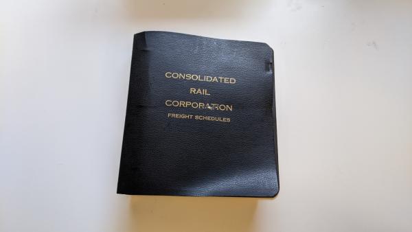 Conrail Freight Schedules, 1977-09-01
