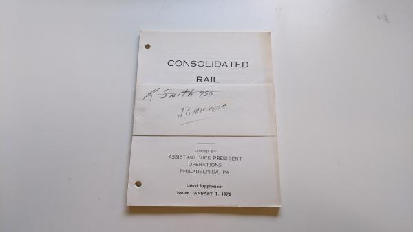 Conrail Freight Schedules, 1978-01-01