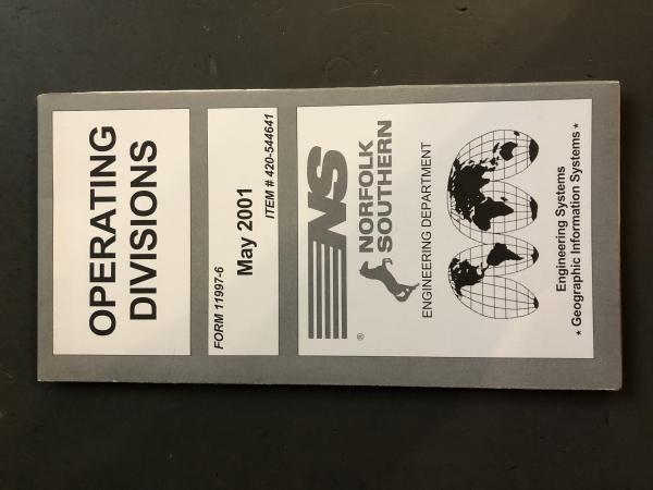 NS Operating Divisions Booklet, May 2001