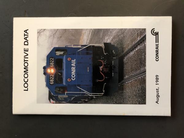 Conrail Locomotive Data, 1989-08