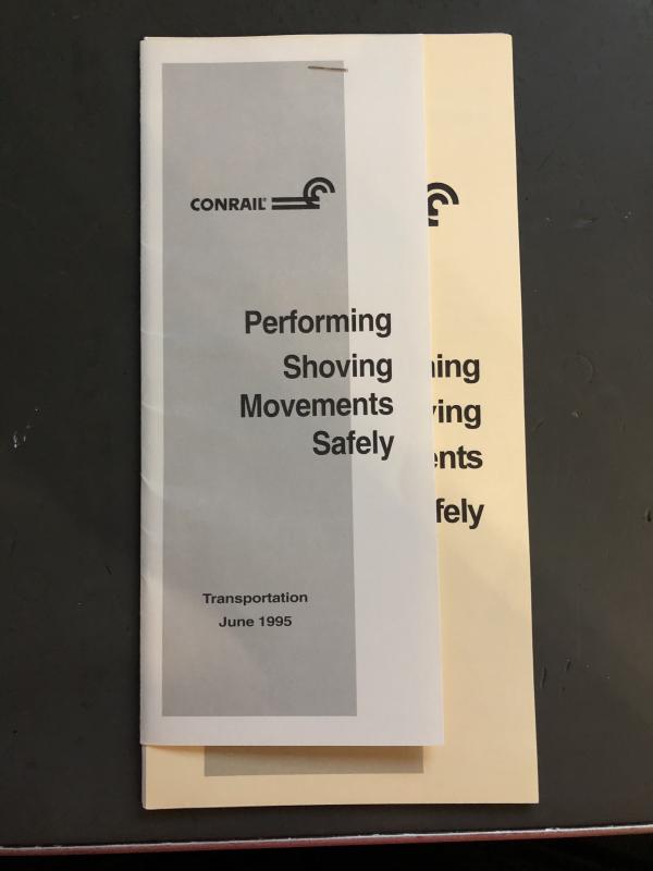 Performing Shoving Movements Safely booklet, June 1995
