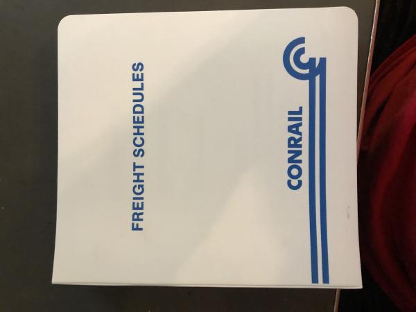 Conrail Freight Schedules, 1995-01