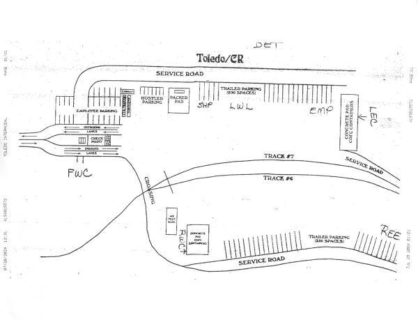 Toledo/CR Track Chart