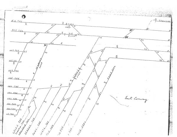 East Conway Yard Track Chart
