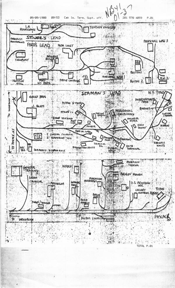 Ford's Lead, Seaman's Lead Track Chart