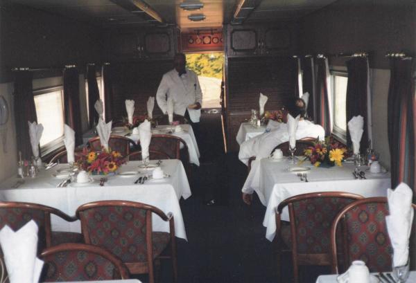 Conrail Theater Car 9 - Dining Area
