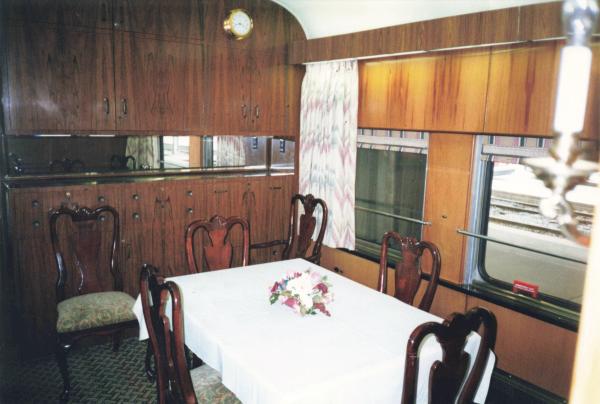 Conrail Chairman's Business Car 5 Boston - Dining Room