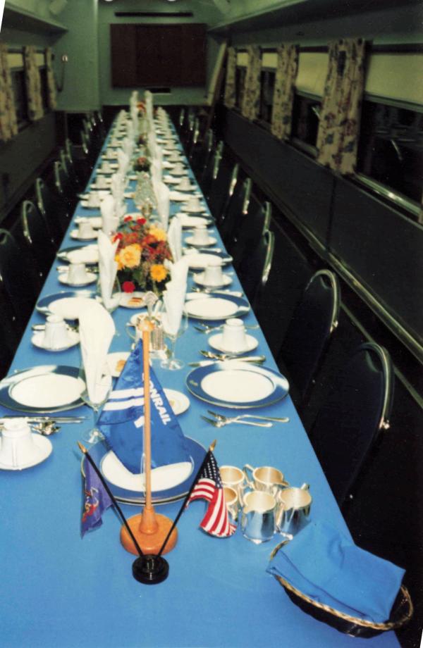 Conrail Dining Car 12 - Dining Room - Sit-Down Dinner 1