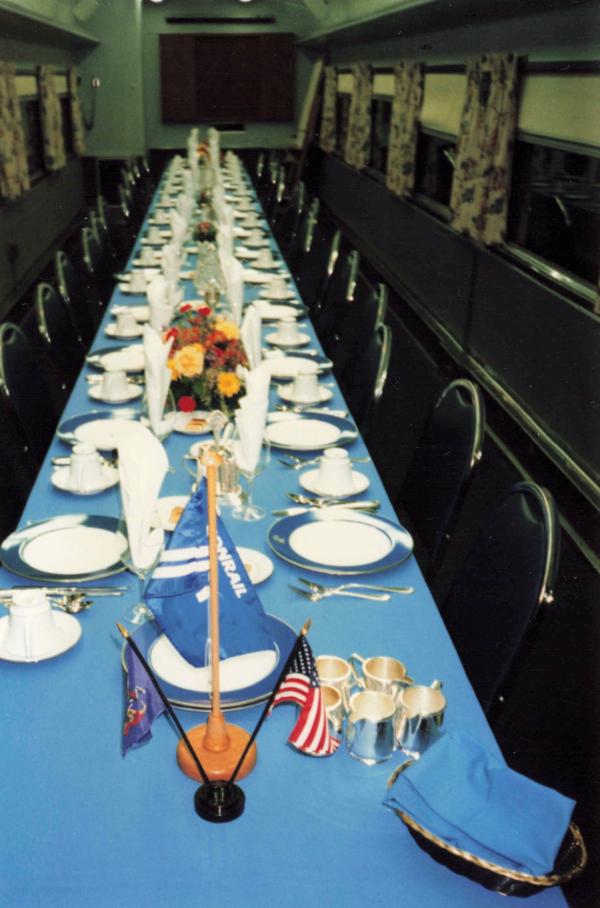 Conrail Dining Car 12 - Dining Room - Sit-Down Dinner 1