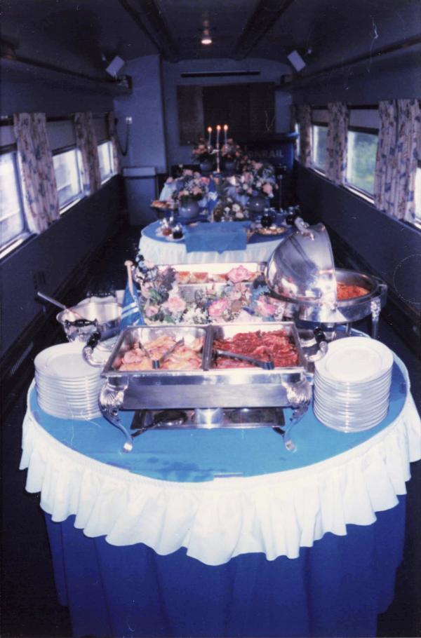 Conrail Dining Car 12 - Dining Room - Buffet Dinner