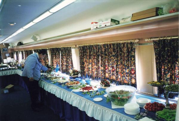 Conrail Dining Car 12 - Dining Room - Buffet Luncheon
