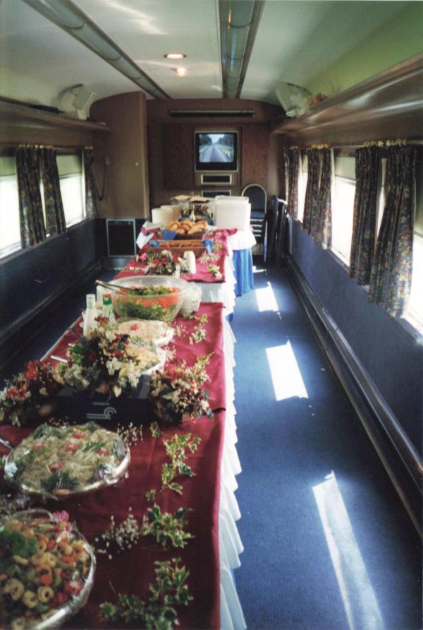 Conrail Dining Car 12 - Dining Room - Buffet Luncheon