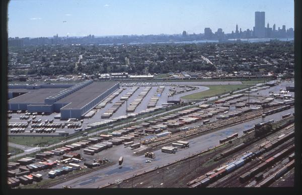 Conrail yard, Croxton, NJ, aerial view
