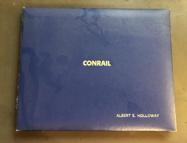 Certificate of Recognition to Albert E. Holloway for 32 Years of Service as a Conrail & Reading Policeman
