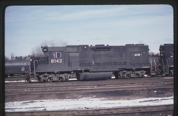 GP38-2 8142 in Rutherford, PA