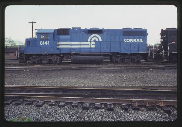 GP38-2 8141 in Rutherford, PA