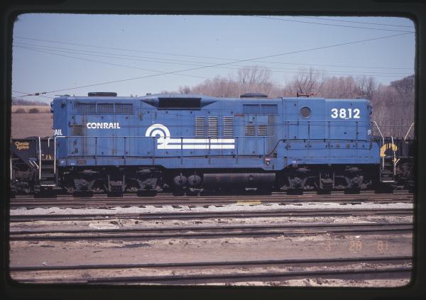 GP9B 3812 in Rutherford, PA