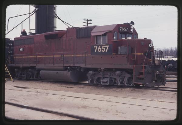 GP38AC 7657 in Rutherford, PA