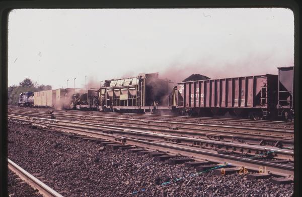 Speno Rail Train and H39B 433133 in Rutherford, PA