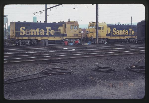 ATSF CF7s 2429 and 2444 in Enola, PA