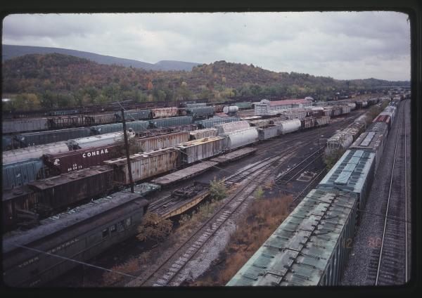 Freight Cars at Rose Yard in Altoona, PA