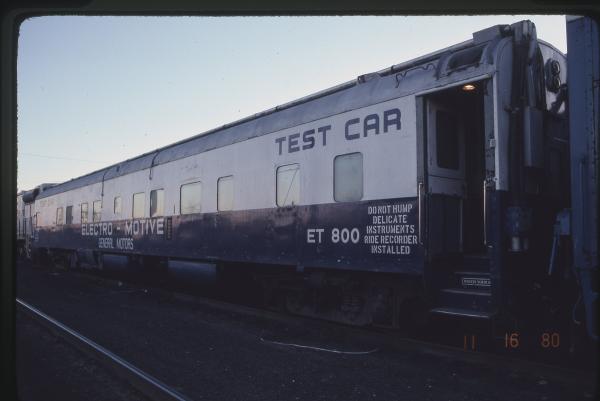 EMD Test Car ET 800 in Enola, PA