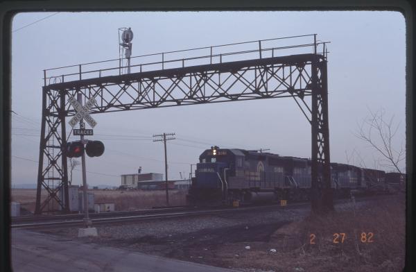 GP40-2 3358 at Ramona, PA