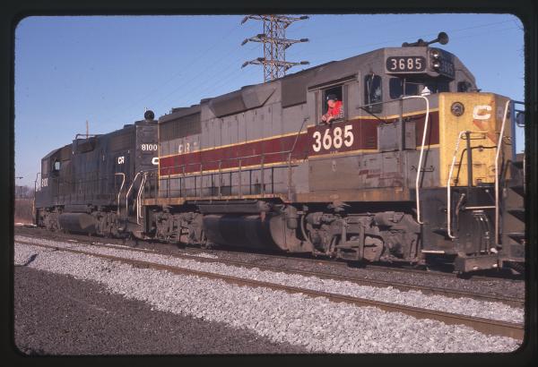 GP38-2 8100 and GP35 3685
