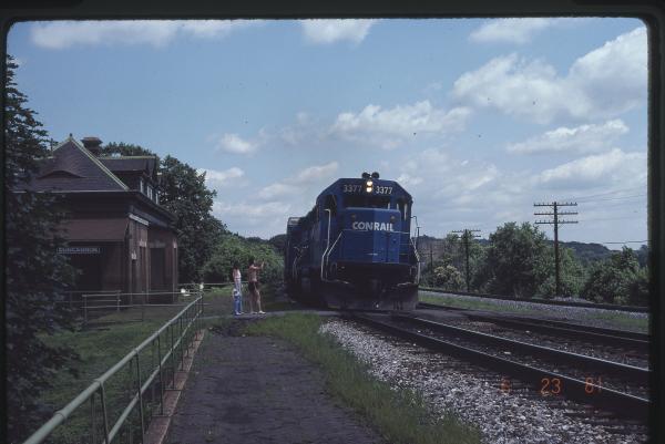 GP40-2 3377 in Duncannon, PA