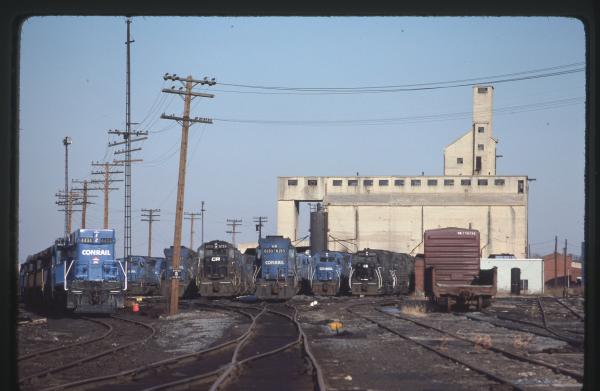 Stored Motive Power at Rutherford, PA