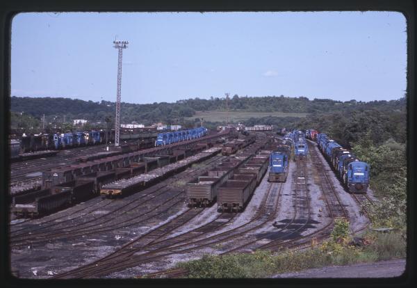 Stored Motive Power at Rutherford, PA
