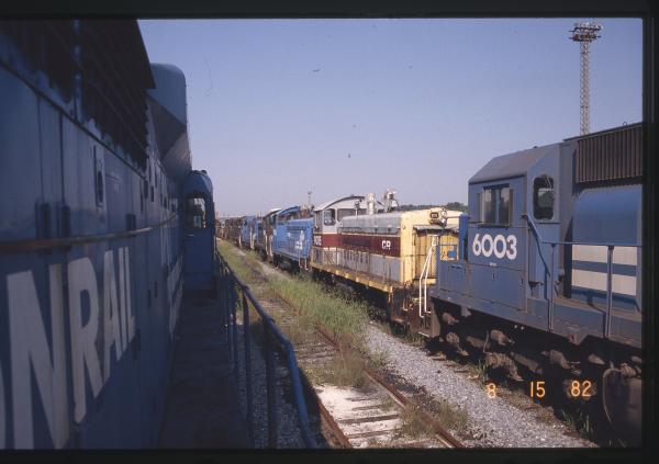 Stored Motive Power at Rutherford, PA
