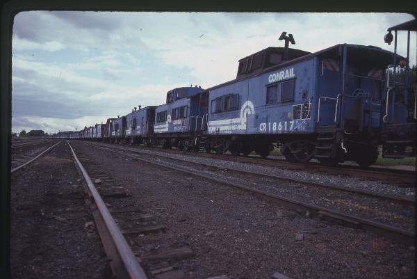 Stored Cabooses at Rutherford, PA