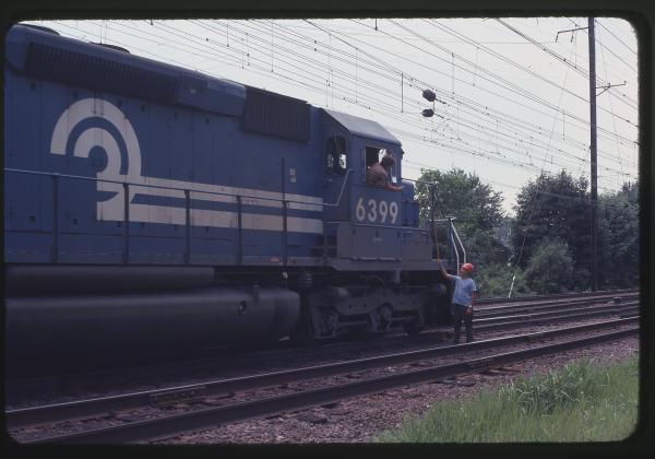 SD40-2 6399 at Parkesburg, PA