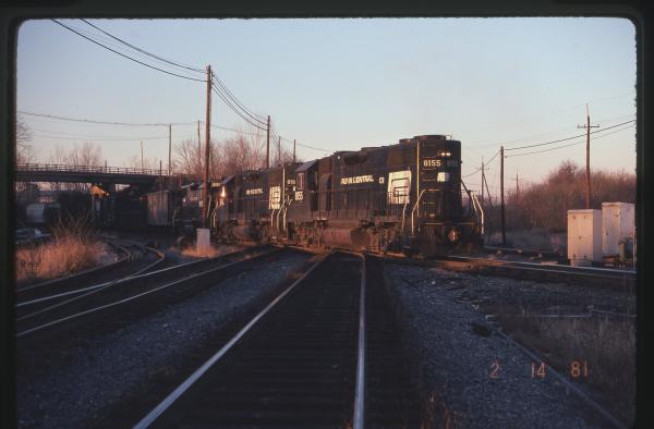 GP38-2s 8155, 8160, and 8158 in Hagerstown, MD