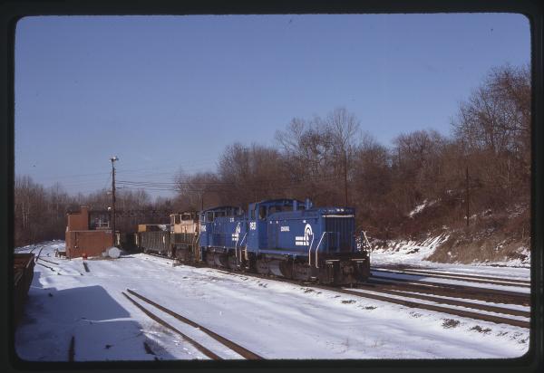 CR 9531 and Two More SW1500s at Steel Tower