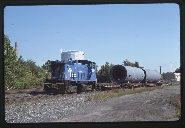 Photo of EMD SW1500 9599 with a High & Wide Load in Allentown PA