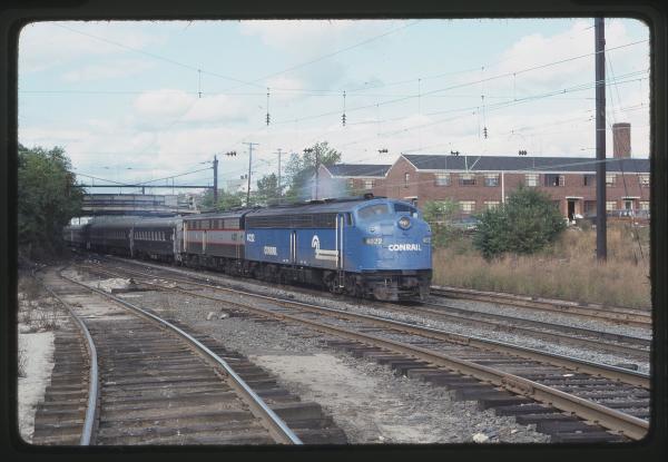 Photo of EMD E8 4022 in South Amboy NJ