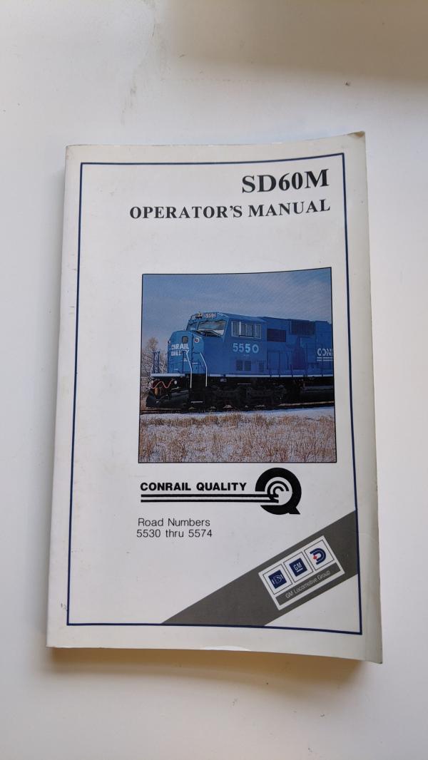 SD60M Operator's Manual