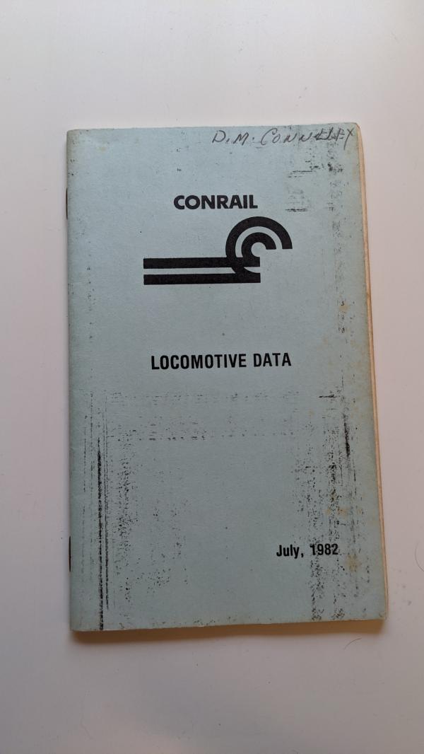 Locomotive Data Book, July 1982