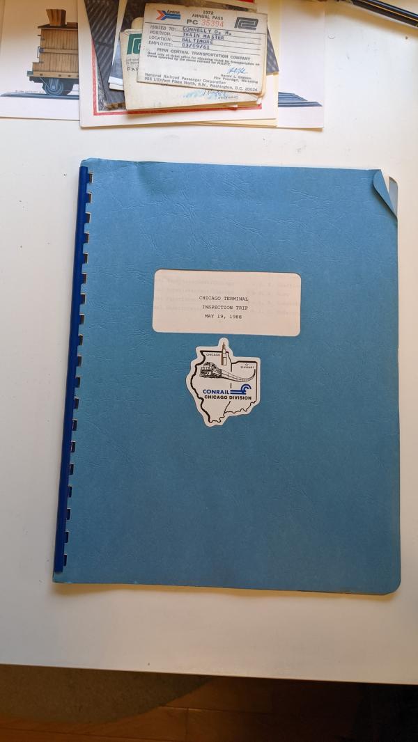 Chicago Terminal Inspection Trip Program May 19, 1988