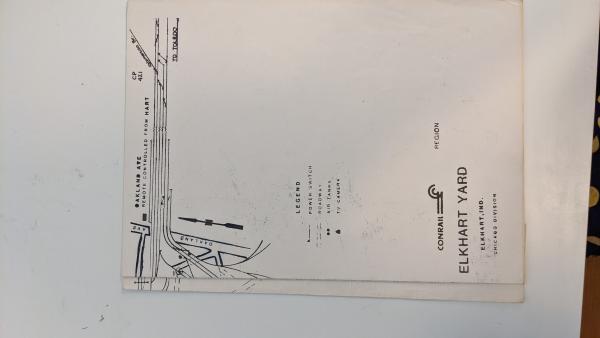 Map of Elkhart Yard
