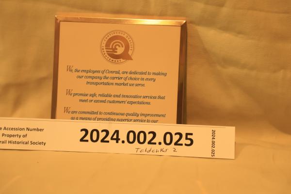 Continuous Quality Improvement plaque