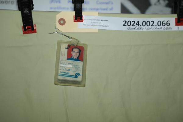 Nick P. D'Amato Conrail ID card with photo