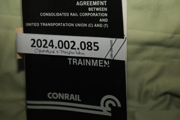 CR/UTU (c) and (t), Trainmen labor agreement, 1981-09-01