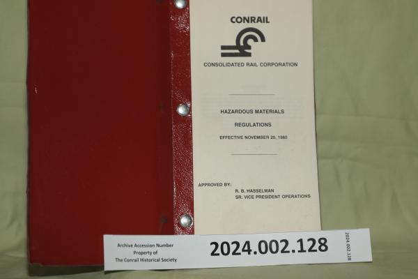 CT-225 Hazardous Materials Regulations Eff. 1980-11-20